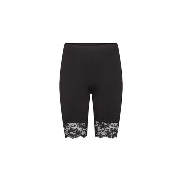 NWT SOYA CONCEPT Marica 268 Black Lace Biker Shorts - Picture 5 of 6